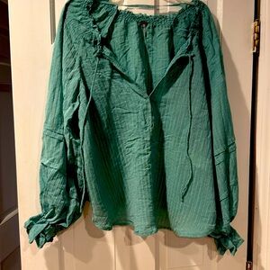 Free people blouse size large-